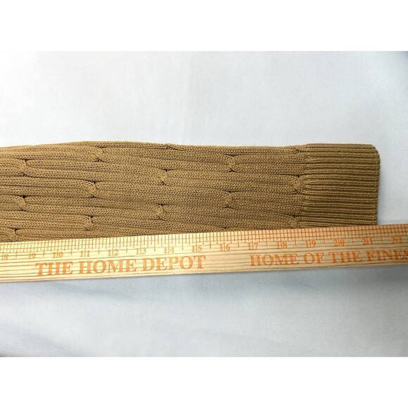 Express Cable Knit Sweater Brown/Pecan Men's Size Large Pullover - Picture 6 of 7